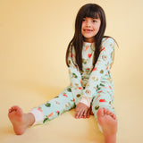 Pijama 2p térmica Festa Veggie Blue