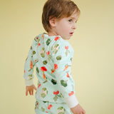 Pijama 2p térmica Festa Veggie Blue