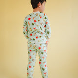 Pijama 2p térmica Festa Veggie Blue