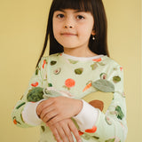 Pijama 2p térmica Festa Veggie green