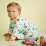 Pijama Enteriza térmica Festa Veggie Blue