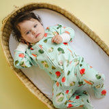 Pijama Enteriza térmica Festa Veggie Blue