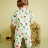 Pijama Enteriza térmica Festa Veggie Green