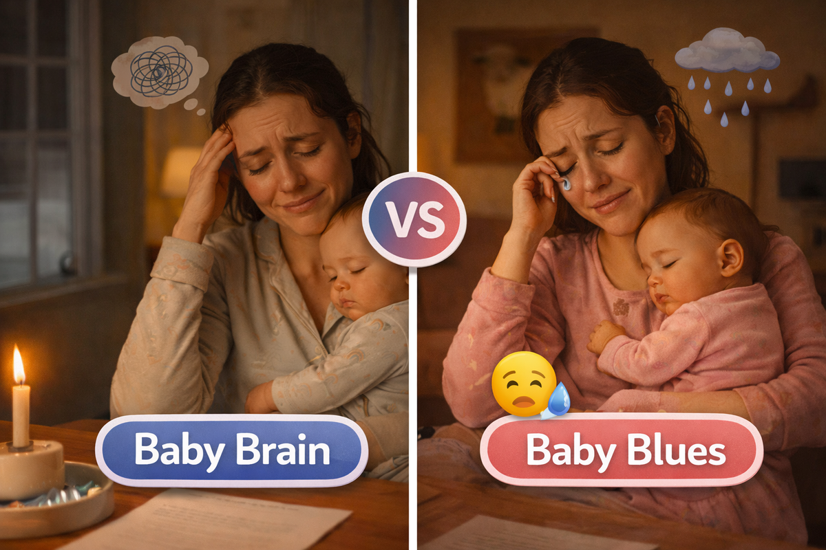 Baby Brain vs Baby Blues: diferencias que toda mamá debe conocer