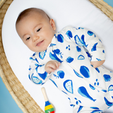 SAMPLE Pijama enteriza en algodon Blue juice
