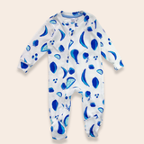 SAMPLE Pijama enteriza en algodon Blue juice