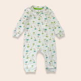 SAMPLE Sleeper Romper en algodon Palm 3-6m