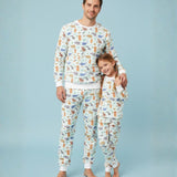 Pijama 2p térmica HOMBRE Mini Zoo Blue