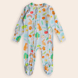 Pijama Enteriza liviana Amigos del Bosque Blue