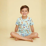 Pijama 2 piezas Short Mini Zoo Blue