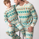 Pijama 2p térmica HOMBRE Dulce Tradición NAVIDAD