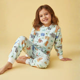 Sleeper Romper térmico Mini Zoo Blue