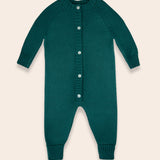 SAMPLE Playsuit Knitted - Color Green Pine