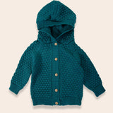 SAMPLE Hoodie Bubble Knit - Color Green Pine