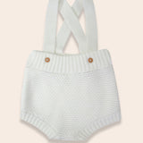 SAMPLE Suspender Bloomers Knit - Color Ivory