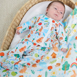 Set Kimono térmico Amigos de Bosque Blue