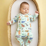 Set Kimono térmico Mini Zoo Blue