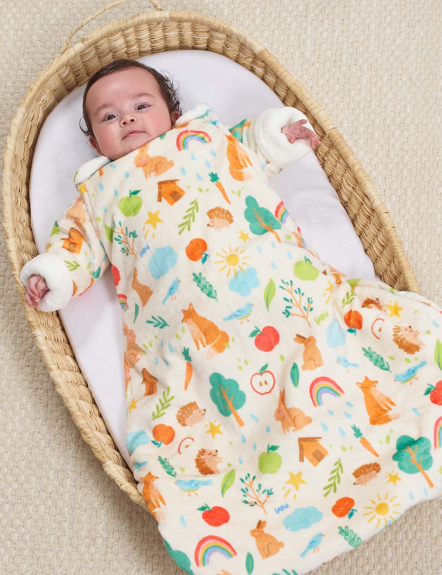 Sleeping Bag Mangas Removibles TOG 2.5 Amigos del Bosque Crema