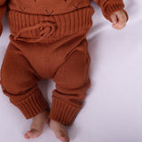 SAMPLE Braided Pants Knit - Color Terracotta