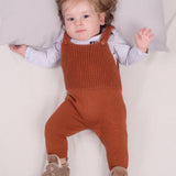 SAMPLE Overalls Knitted  - Color Terracotta