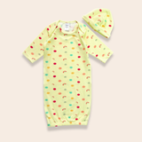 SAMPLE Pijama bata + gorro Caritas 0-3m