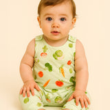 Harem Romper Festa Veggie Green