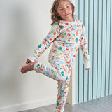 Pijama 2p térmica Amigos del Bosque Crema