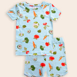 Pijama 2 piezas Short Festa veggie blue