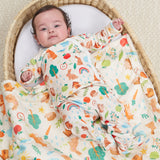 Set Kimono térmico Amigos del Bosque Crema