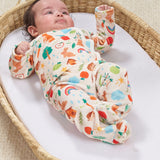 Set Kimono térmico Amigos del Bosque Crema